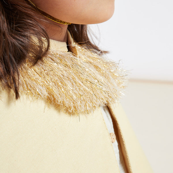 The fabulous kids costume has a cape, lion hat and swishy tail. Image5