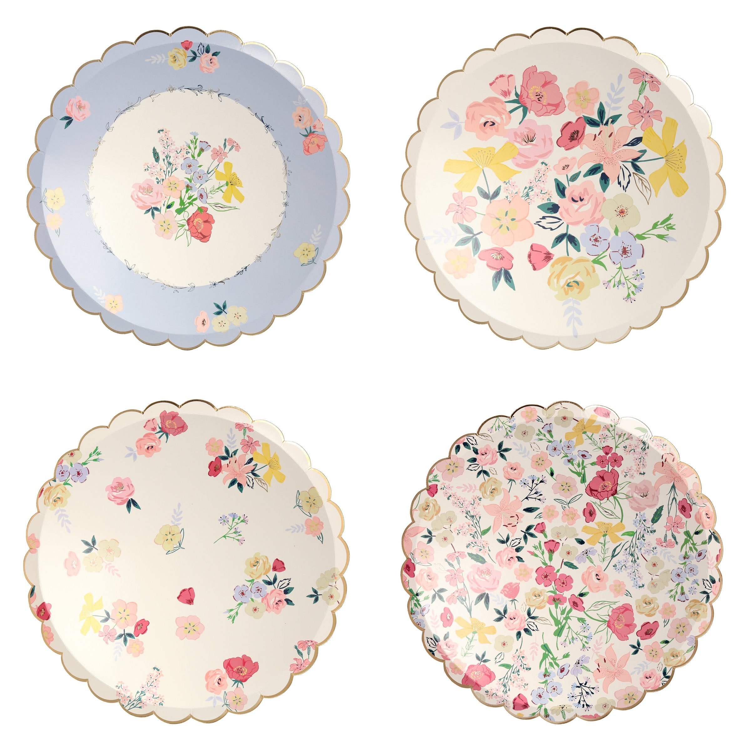 Our party plates, with beautiful flower designs,  look amazing at a picnic, garden party or anywhere you want the beauty of nature.