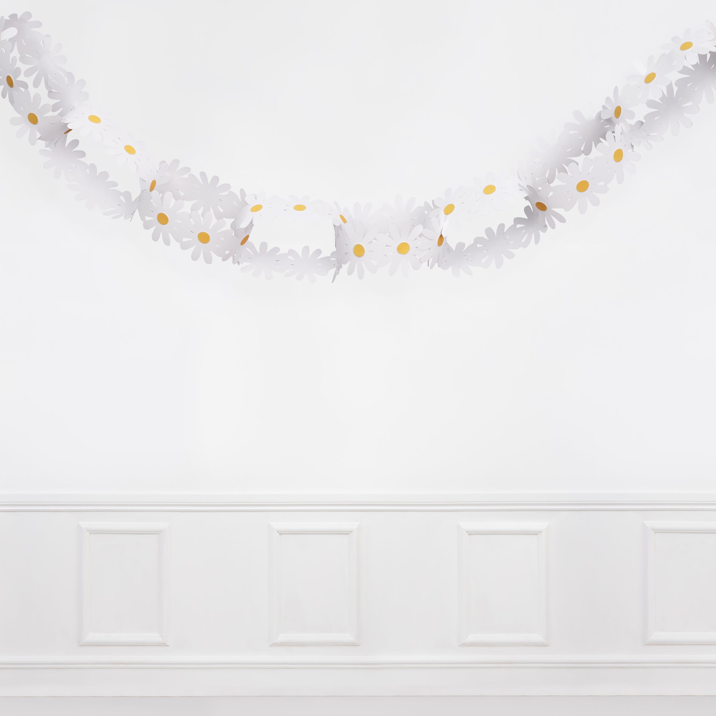 Our gorgeous paper daisy chains are easy to assemble and look striking.