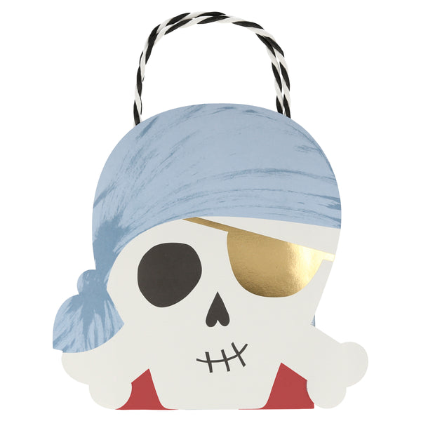 Our paper party bags, with pirate skulls, are perfect for a pirate theme party. Image5