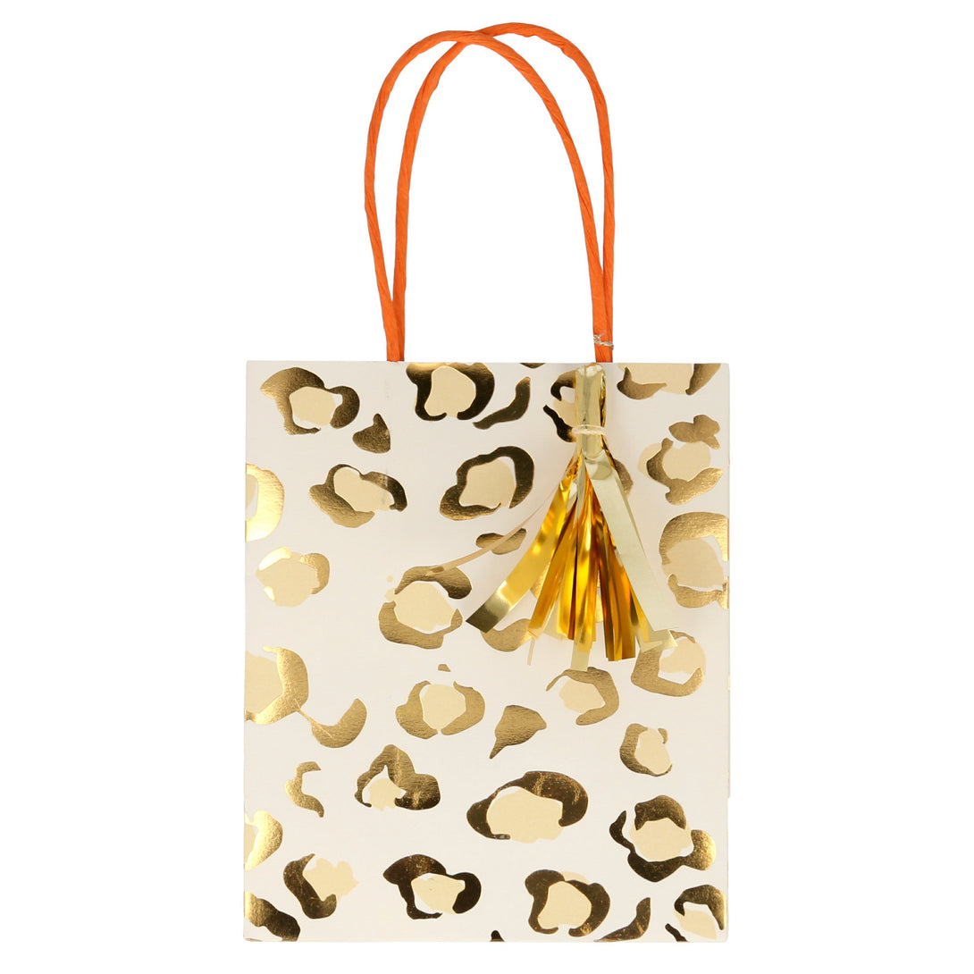 Our party favor bags, with animal prints, are perfect for a safari theme party