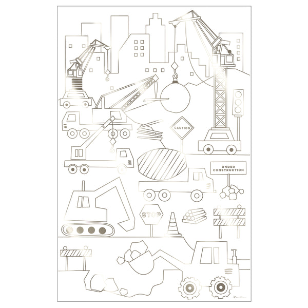Construction Colouring Posters Image5