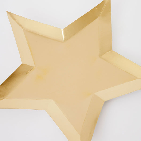 Gold Foil Star Plates Image2