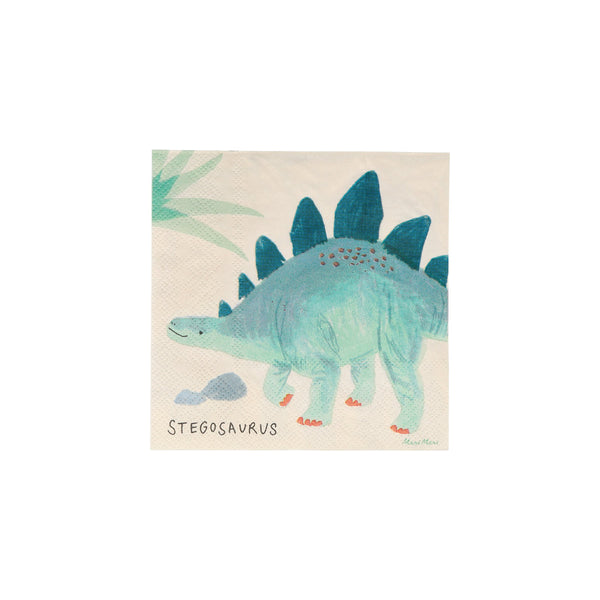 Our paper napkins featuring dinosaurs are perfect for a dinosaur birthday party. Image5