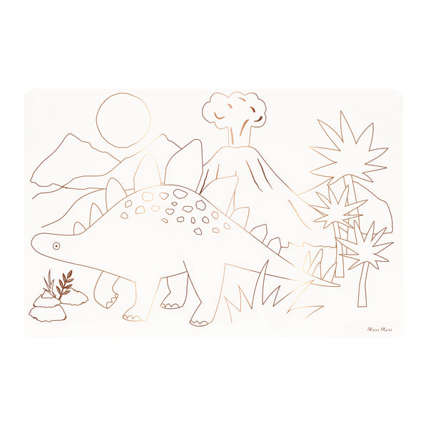 Colouring time is here, with out special kids placemats featuring dinosaurs, perfect for a dinosaur party. Image5