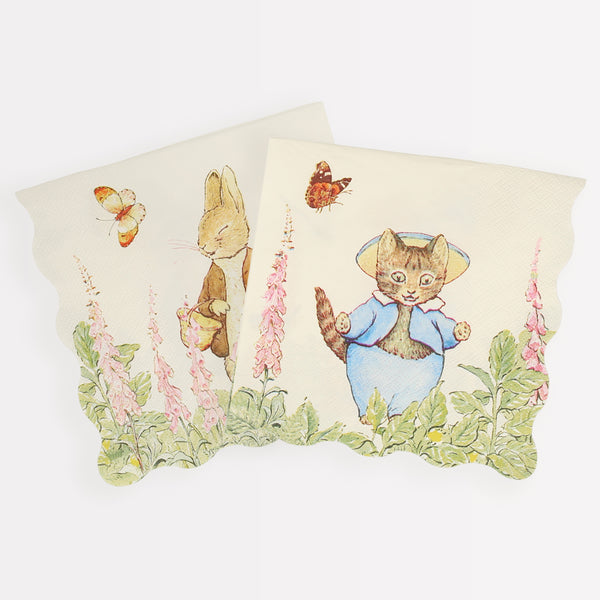 These gorgeous napkins are perfect for a Peter Rabbit party or as Easter napkins. Image3