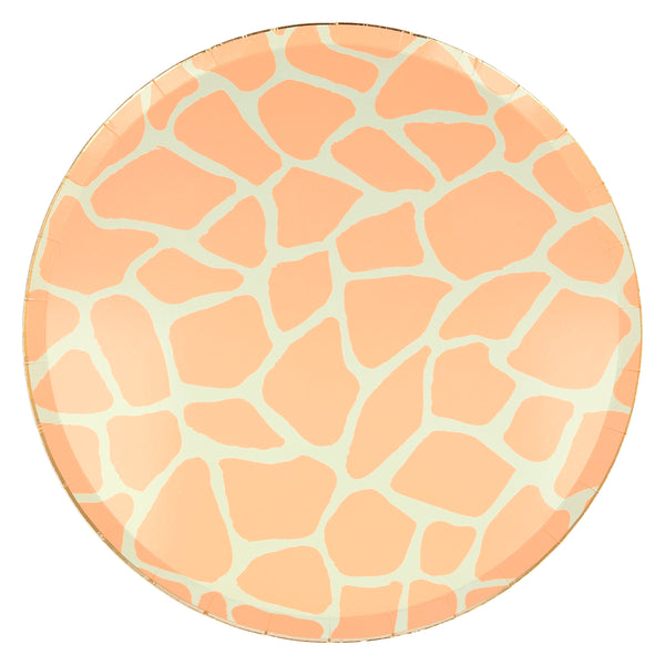 Our animal print dinner plates are fabulous paper plates for a safari party. Image2