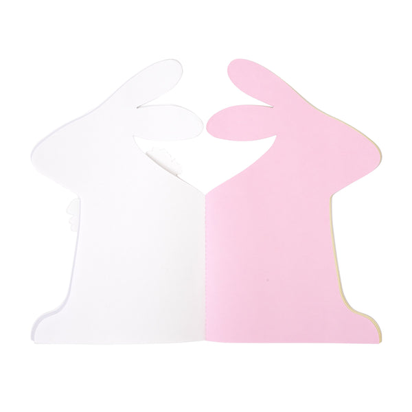 This bunny sticker books has 38 pages in total, with 32 coloured pages, and 6 pages of springtime stickers and alphabet letters. Image6