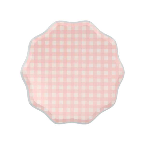 Our gingham plates come in four pastel shades, perfect for spring or summer parties. Image4