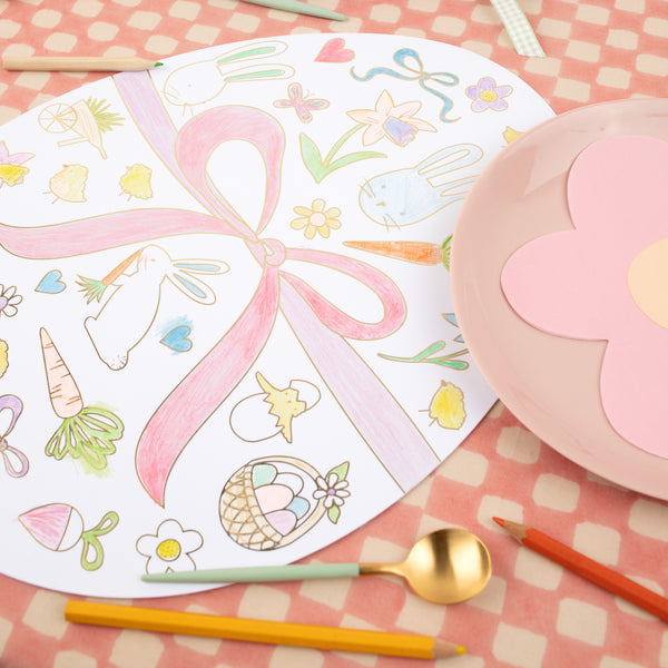 If you're looking for colouring fun for Easter, you'll love our kids placemats. Image2