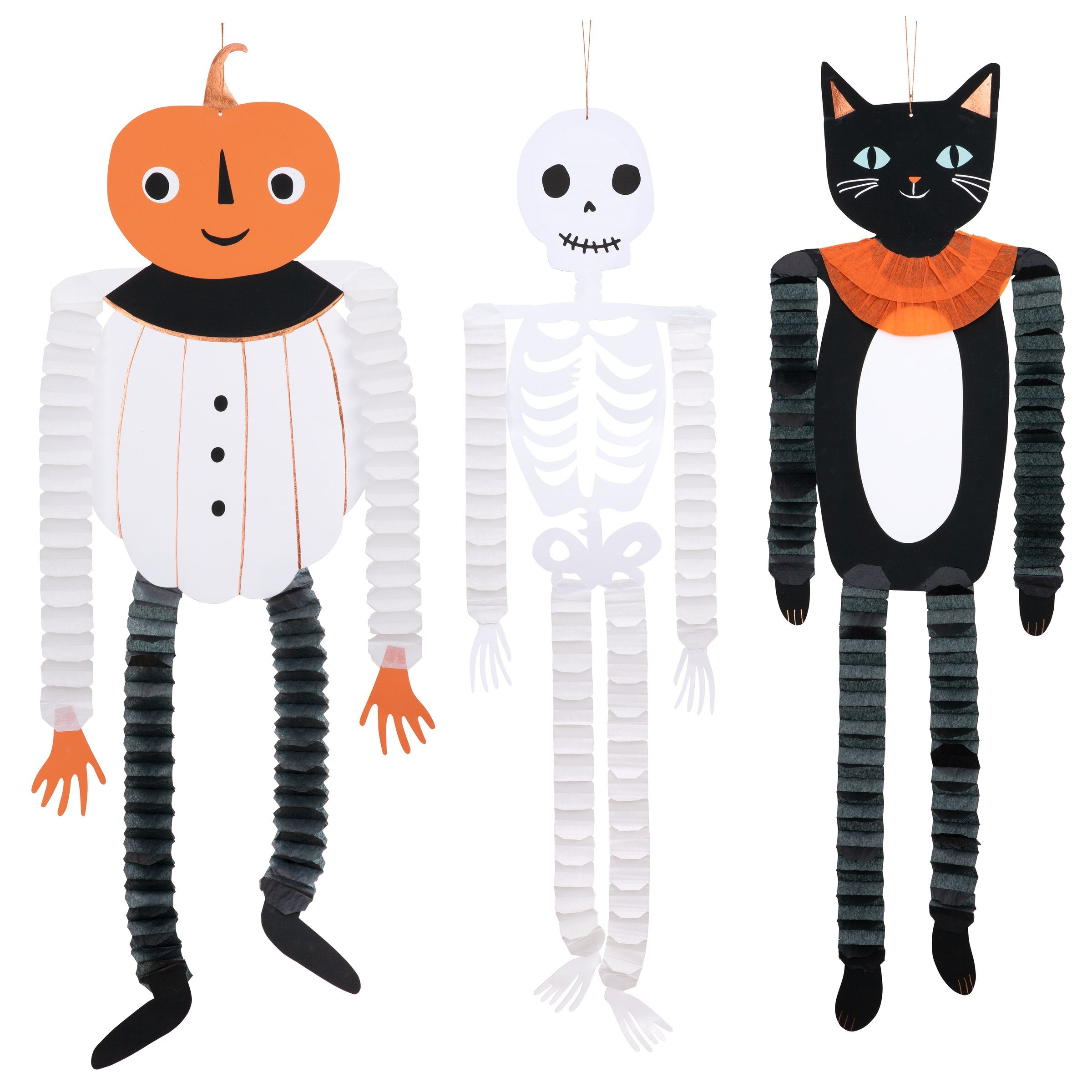 Our Halloween party decorations for kids are ideal to hang in doorways, in the porch or in your party room.