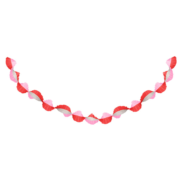 Our party streamer is crafted from pink, red and gold paper perfect for Valentine's Day party decorations. Image5
