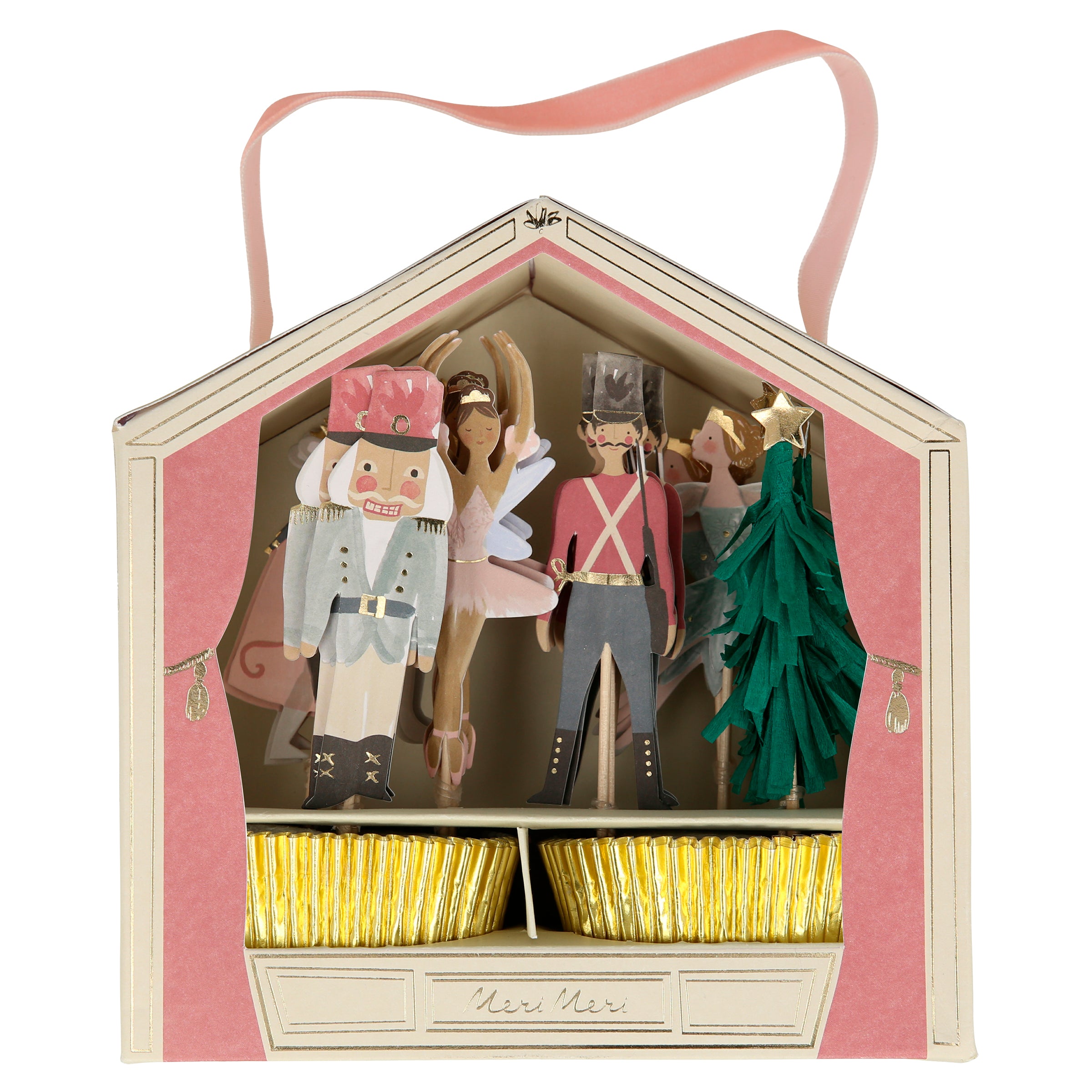 Make the most wonderful Christmas cupcakes with our special Nutcracker Christmas kit.