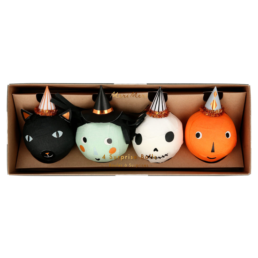 Our surprise balls make great Halloween gifts for kids, and are perfect as Halloween party favours.