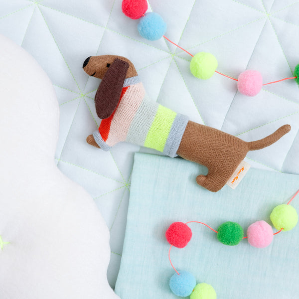 Sausage Dog Baby Rattle Image4
