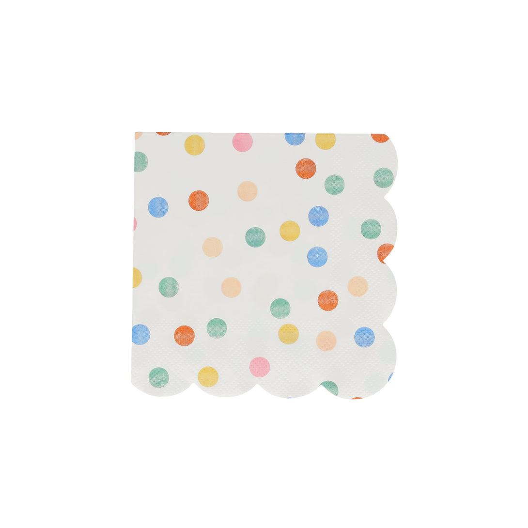 Our party napkins feature bright colours, perfect as party table decorations.