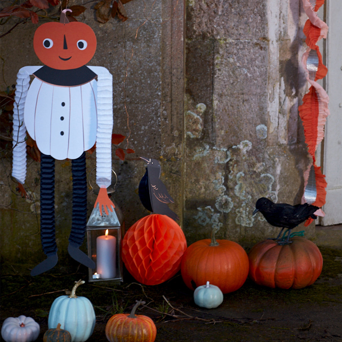 Vintage Halloween Honeycomb Heads