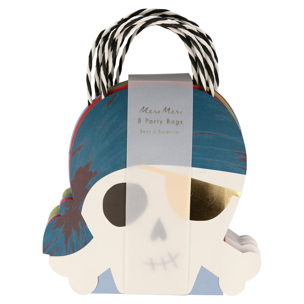 Our paper party bags, with pirate skulls, are perfect for a pirate theme party. Image1
