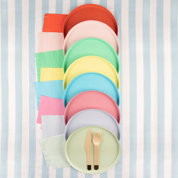 Our party napkins, in bright colours, are the ideal birthday napkins. Image3