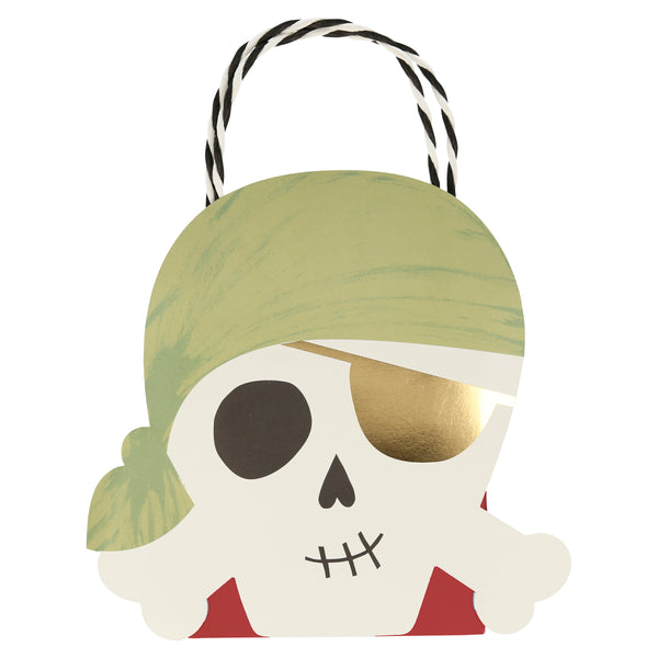 Our paper party bags, with pirate skulls, are perfect for a pirate theme party. Image6